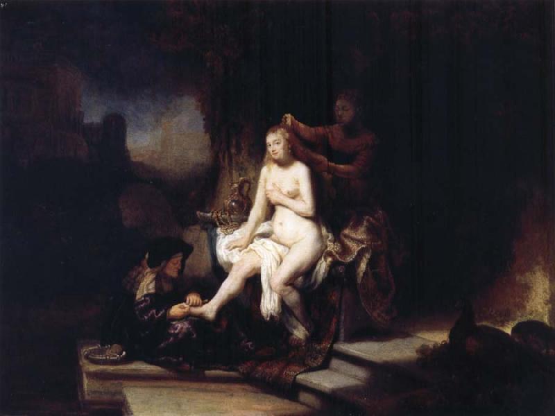 REMBRANDT Harmenszoon van Rijn Bathsheba Bathing